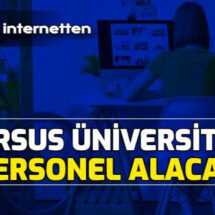 Tarsus Üniversitesi Sözleşmeli En Az Lise Mezunu Personel Alımı Yapacak