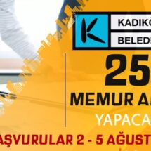 Kadıköy Belediyesi 25 Memur Alımı İstenen Belgeler Nelerdir? 2 – 5 Ağustos 2022